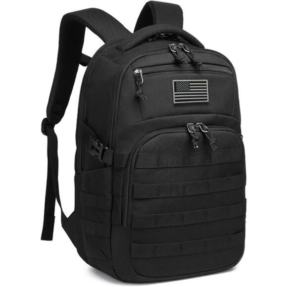 Military tactical backpack, backpack for men black small tactical - Picture 8 of 14